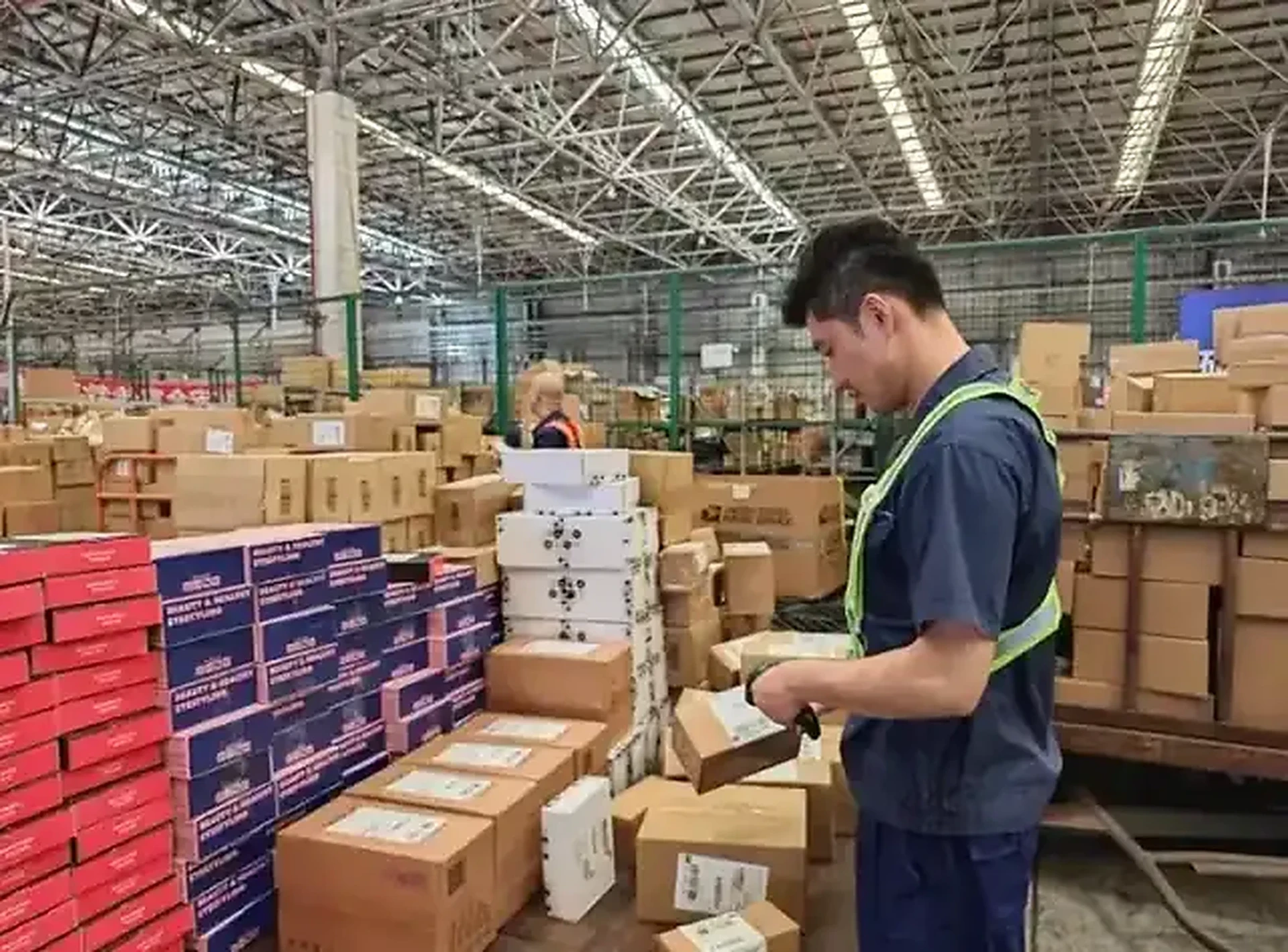 电商纸箱扫描澳大利亚补货